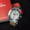 OMEGA  Seamaster White Dial Men's Watch