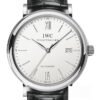 IWC Portofino Automatic Watch, Black Leather