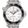 OMEGA  Seamaster White Dial Men's Watch