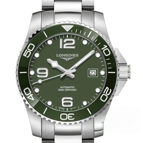 HYDROCONQUEST, Green automatic watch