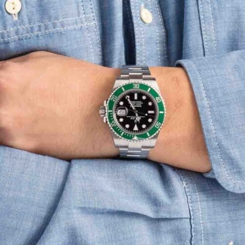 Rolex Submariner green Starbucks