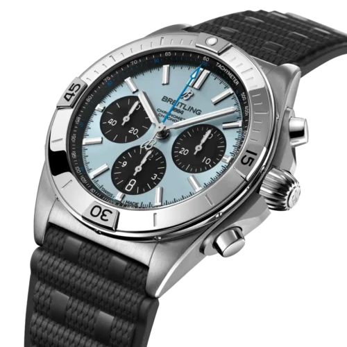 Chronomat B01 Chronograph 42mm Mens Watch Blue Rubber