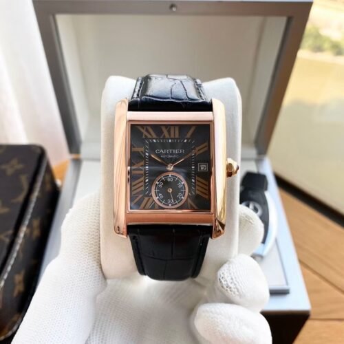 Cartier-Cartler Tank Series Men's Watch