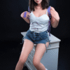 EU Stock - RIDMII Karyn 148cm Unique Design Silicone Head TPE Body Best Female Full Size Love Sex Doll