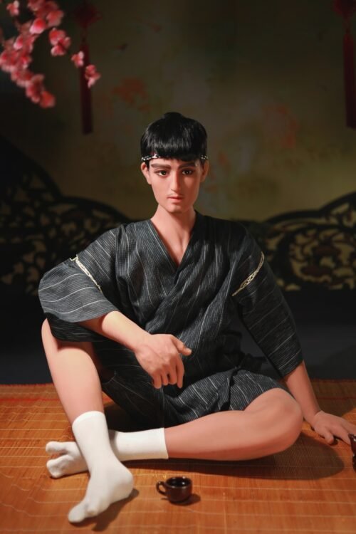US Stock – RIDMII Caleb 165cm Unique Design Silicone Head TPE Body Best Male Full Size Love Sex Doll